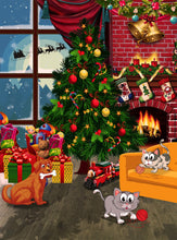Load image into Gallery viewer, Christmas Puzzle Jigsaw Puzzles 300 Pieces for Kids and Adults– Cozy Christmas Holiday Floor Puzzle - Educational Gifts Game or Toy for Elders Family and Friends