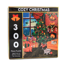 Load image into Gallery viewer, Christmas Puzzle Jigsaw Puzzles 300 Pieces for Kids and Adults– Cozy Christmas Holiday Floor Puzzle - Educational Gifts Game or Toy for Elders Family and Friends