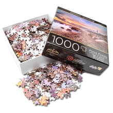 Load image into Gallery viewer, Montauk Lighthouse Puzzle Jigsaw Puzzles 1000 Pieces for Adults National Parks Scenic Landscape Beach Floor Puzzle Educational Fun Games or Toys for Elders Children Family and Friends