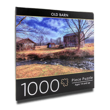 Load image into Gallery viewer, Old Barn Puzzle Jigsaw Puzzles 1000 Pieces for Adults Scenic High-Definition Farm Picture Landscape Floor Puzzle Educational Fun Games or Toys for Elders Children Family and Friends