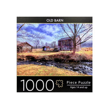 Load image into Gallery viewer, Old Barn Puzzle Jigsaw Puzzles 1000 Pieces for Adults Scenic High-Definition Farm Picture Landscape Floor Puzzle Educational Fun Games or Toys for Elders Children Family and Friends