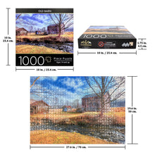Load image into Gallery viewer, Old Barn Puzzle Jigsaw Puzzles 1000 Pieces for Adults Scenic High-Definition Farm Picture Landscape Floor Puzzle Educational Fun Games or Toys for Elders Children Family and Friends