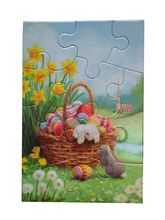 Load image into Gallery viewer, Easter Basket Stuffers Puzzles Jigsaw Puzzle Gifts for Children or Kids from the Easter Bunny 2 pack 10 pc Puzzles for your Easter basket.